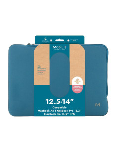 Mobilis 049018 maletines para portátil 35,6 cm (14") Funda Azul, Gris 2