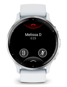 Garmin Venu 3 3,56 cm (1.4") AMOLED 45 mm Digital 454 x 454 Pixeles Pantalla táctil Plata, Blanco Wifi GPS (satélite) 2
