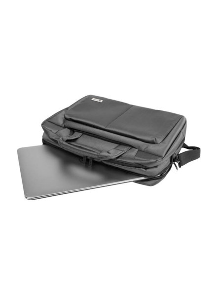NATEC Gazelle 39,6 cm (15.6") Maletín Gris