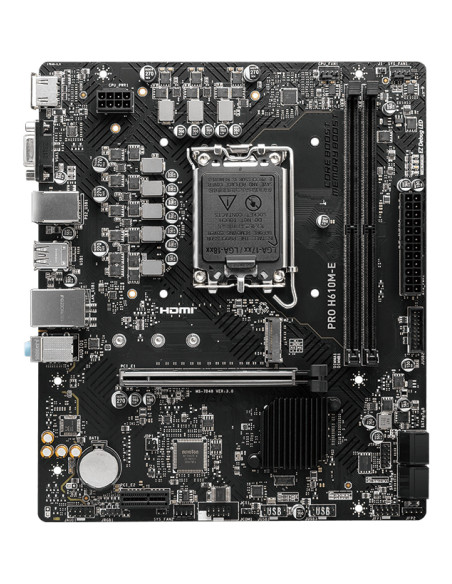 MSI PRO H610M-E placa base Intel H610 LGA 1700 micro ATX