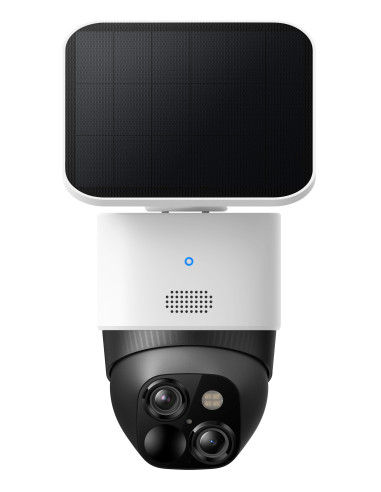 Eufy SoloCam S340, cámara solar de seguridad, cámara exterior inalámbrica, vigilancia de 360°, sin puntos ciegos, Wi - Fi 2,4