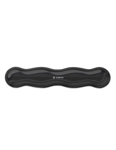 SUBBLIM Ergo Crystal Flex descansa muñecas Gel Negro