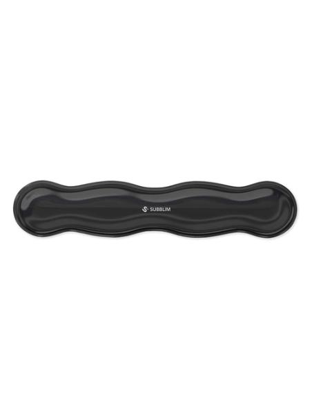SUBBLIM Ergo Crystal Flex descansa muñecas Gel Negro