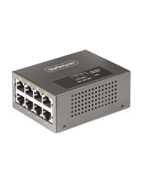 StarTech.com Switch PoE   PoE+   PoE++ 802.3af 802.3at 802.3bt de 4 Puertos - 95W - 160W de Capacidad de Potencia - Inyector