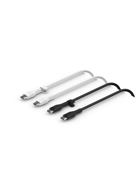 Belkin CAB009BT1MBW2PK cable USB 1 m USB C Negro, Blanco