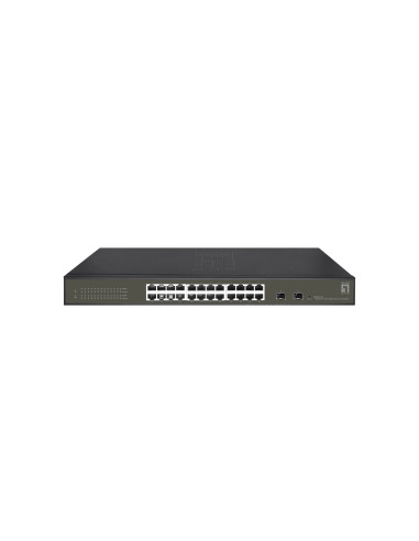 LevelOne GES-2126 switch Gestionado L2 Gigabit Ethernet (10 100 1000) Negro