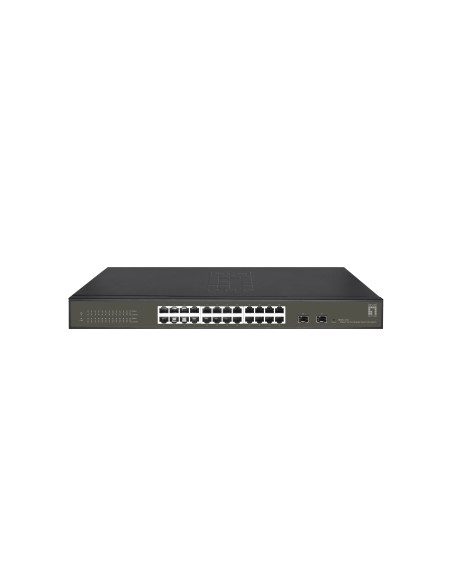 LevelOne GES-2126 switch Gestionado L2 Gigabit Ethernet (10 100 1000) Negro