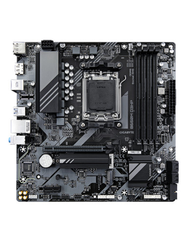 GIGABYTE B650M D3HP Placa base - AMD Ryzen serie 9000, VRM de 5+2+2 fases, hasta 7600 MHz DDR5 (OC), 2xPCIe 4.0 M.2, LAN 2,5