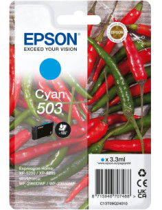 Epson 503 cartucho de tinta 1 pieza(s) Original Rendimiento estándar Cian