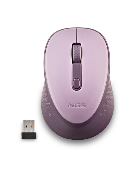 NGS DEW ratón Oficina Ambidextro RF inalámbrico Óptico 1600 DPI