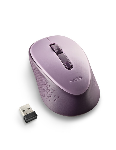 NGS DEW ratón Oficina Ambidextro RF inalámbrico Óptico 1600 DPI