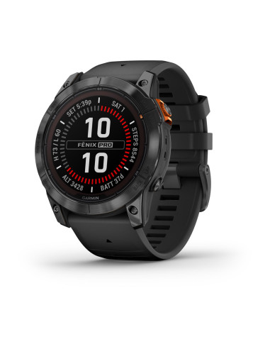 Garmin fēnix 7X Pro 3,56 cm (1.4") MIP 51 mm Digital 280 x 280 Pixeles Pantalla táctil Gris Wifi GPS (satélite)