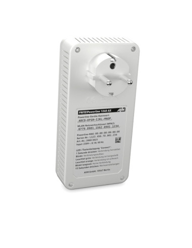 Powerline 1240 AX WLAN Set 1200 Mbit s Ethernet Wifi Blanco 2 pieza(s)