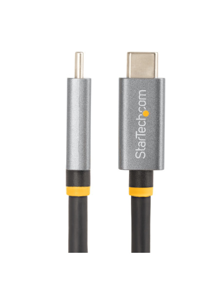 StarTech.com Cable USB4 de 1m - Cable USB-C Certificado USB-IF 40Gbps - Cable USB Tipo C - Power Delivery PD de 100W 5A - Modo