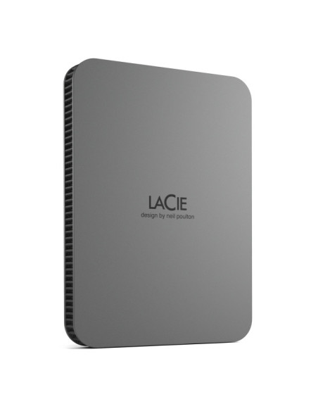 LaCie Mobile Drive Secure disco duro externo 2 TB USB Tipo C 3.2 Gen 1 (3.1 Gen 1) Gris