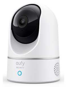 Eufy Security Indoor CAM 2K Pan & Tilt, Camara vigilancia WiFi Interior, Reconocimiento de Personas, con Asistente de Voz,