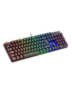 Mars Gaming MK422 Negro, Teclado Mecánico Gaming RGB, Antighosting, Switch Mecánico Rojo, Idioma Italiano 2