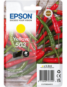Epson 503 cartucho de tinta 1 pieza(s) Original Rendimiento estándar Amarillo
