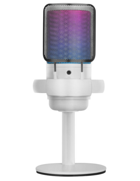 Mars Gaming MMIC-SE, Micrófono de Estudio Profesional ARGB, Ultra Alta Definición ADC 196kHz 24-bit, Soporte Antivibración +