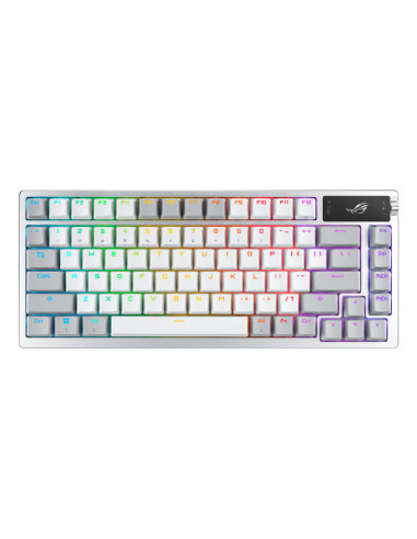 ASUS ROG Azoth teclado Juego RF Wireless + Bluetooth QWERTY Blanco
