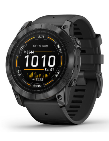 Garmin epix Pro (Gen 2) 3,56 cm (1.4") AMOLED 51 mm Digital 454 x 454 Pixeles Pantalla táctil Gris Wifi GPS (satélite)