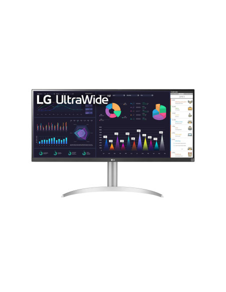 LG 34WQ650-W pantalla para PC 86,4 cm (34") 2560 x 1080 Pixeles UltraWide Full HD LCD Negro, Plata