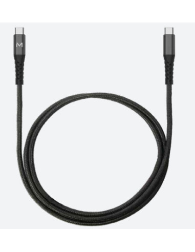 Mobilis 001342 cable USB 1 m USB C Negro