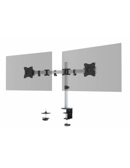 Durable 509523 soporte para monitor 68,6 cm (27") Pared Plata