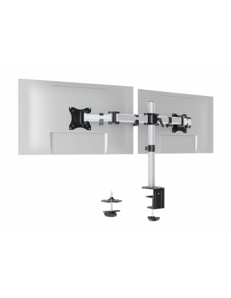 Durable 509523 soporte para monitor 68,6 cm (27") Pared Plata