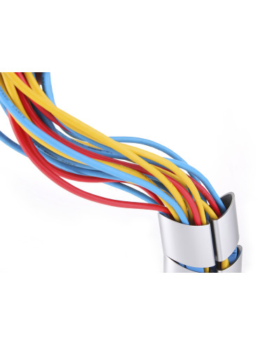 Equip 650862 organizador de cables Escritorio Pasacables Plata 1 pieza(s)