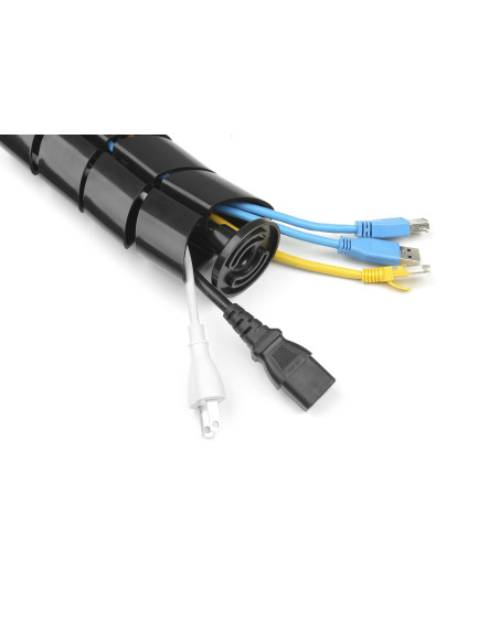 Equip 650861 organizador de cables Escritorio Pasacables Negro 1 pieza(s)