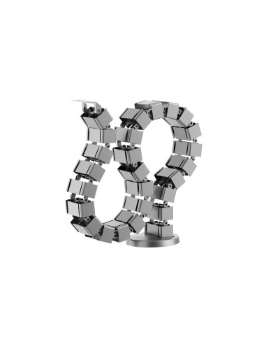 Equip 650860 organizador de cables Escritorio Pasacables Gris 1 pieza(s)