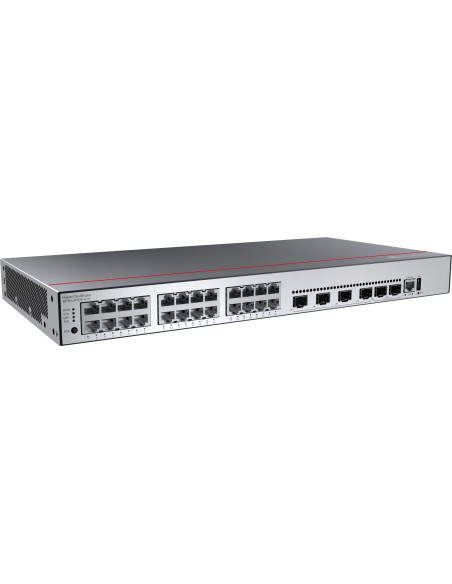 Huawei CloudEngine S5735-L24P4XE-A-V2 Gestionado L3 Gigabit Ethernet (10 100 1000) Energía sobre Ethernet (PoE) 1U Negro, Plata