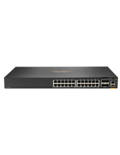 HPE Aruba Networking CX 6200F 24G Class-4 PoE 4SFP+ 370W Gestionado L3 Gigabit Ethernet (10 100 1000) Energía sobre Ethernet