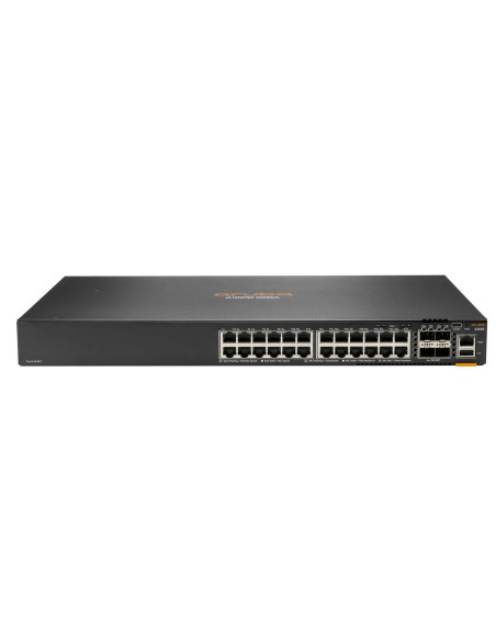 HPE Aruba Networking CX 6200F 24G Class-4 PoE 4SFP+ 370W Gestionado L3 Gigabit Ethernet (10 100 1000) Energía sobre Ethernet