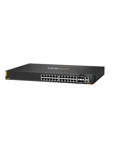 HPE Aruba Networking CX 6200F 24G Class-4 PoE 4SFP+ 370W Gestionado L3 Gigabit Ethernet (10 100 1000) Energía sobre Ethernet