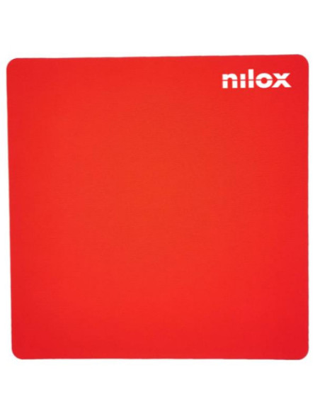 Nilox Alfombrilla para ratones, Roja