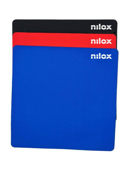 Nilox Alfombrilla para ratones, Roja