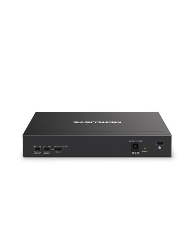 Mercusys MS110P switch Gestionado Fast Ethernet (10 100) Energía sobre Ethernet (PoE) Negro