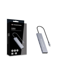 Conceptronic HUBBIES14G hub de interfaz USB 3.2 Gen 2 (3.1 Gen 2) Type-C 10000 Mbit s Gris 2