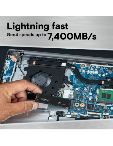 Crucial T500 2 TB M.2 PCI Express 4.0 NVMe 3D TLC NAND
