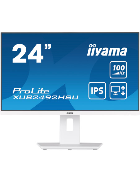 iiyama XUB2492HSU-W6 pantalla para PC 60,5 cm (23.8") 1920 x 1080 Pixeles Full HD LED Blanco