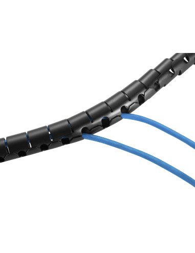 Equip 650867 organizador de cables Escritorio Pasacables Negro