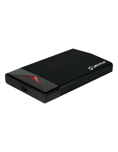 UNYKAch UK 25303 Caja de disco duro (HDD) Negro 2.5"