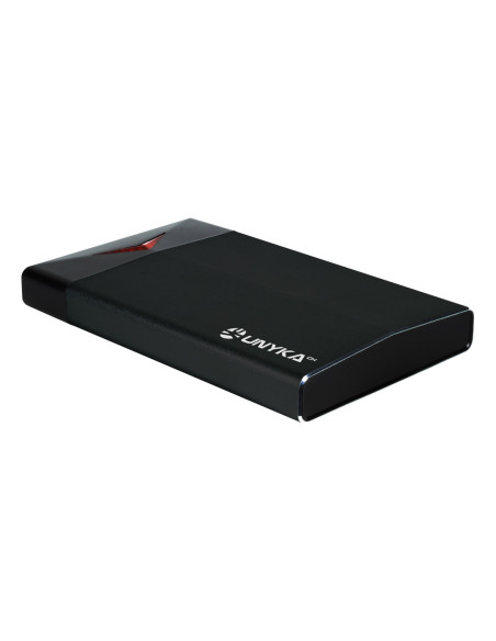 UNYKAch UK 25303 Caja de disco duro (HDD) Negro 2.5"