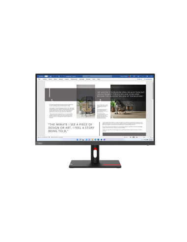 Lenovo ThinkVision S27i-30 pantalla para PC 68,6 cm (27") 1920 x 1080 Pixeles Full HD LED Gris