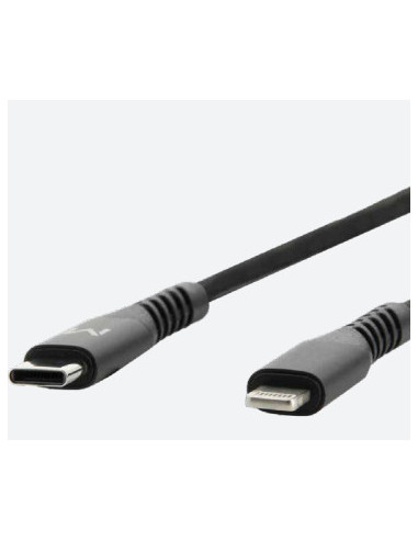 Mobilis 001343 cable de conector Lightning 1 m Negro