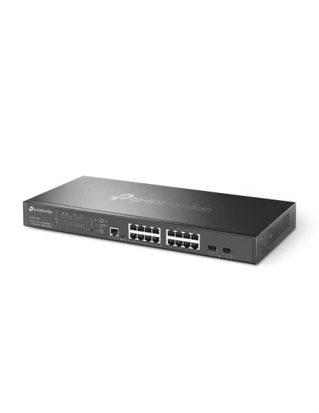 TP-Link Omada SG3218XP-M2 switch Gestionado L2+ 2.5G Ethernet (100 1000 2500) Energía sobre Ethernet (PoE) 1U Negro