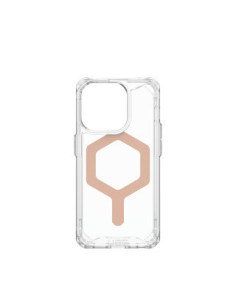 Urban Armor Gear Plyo Magsafe funda para teléfono móvil 15,5 cm (6.1") Oro rosa, Transparente