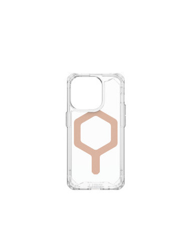 Urban Armor Gear Plyo Magsafe funda para teléfono móvil 15,5 cm (6.1") Oro rosa, Transparente